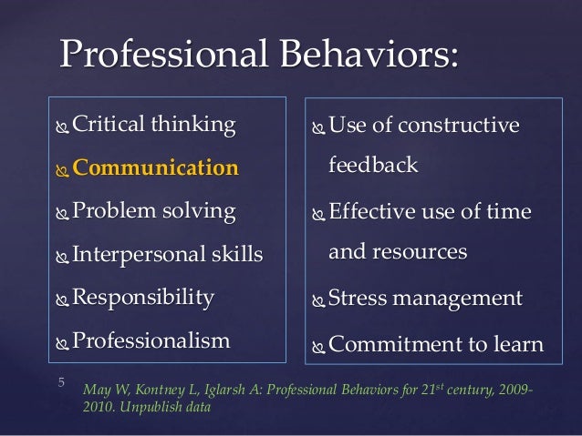 Critical Thinking and Problem-solving