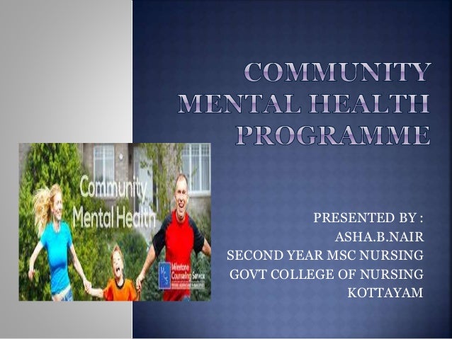 community-mental-health-programme