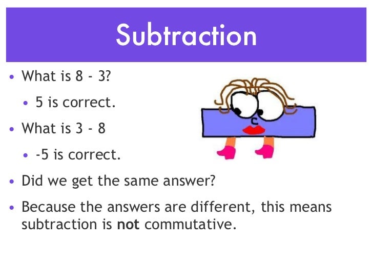 Commutative property