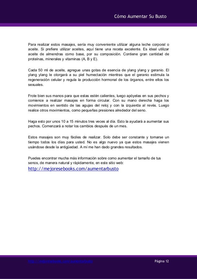 Narodna la medicina sobre el aumento del pecho