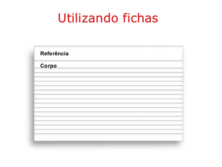 Como fazer fichamento de artigo