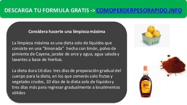 Como Puedo Bajar De Peso En 15 Dias