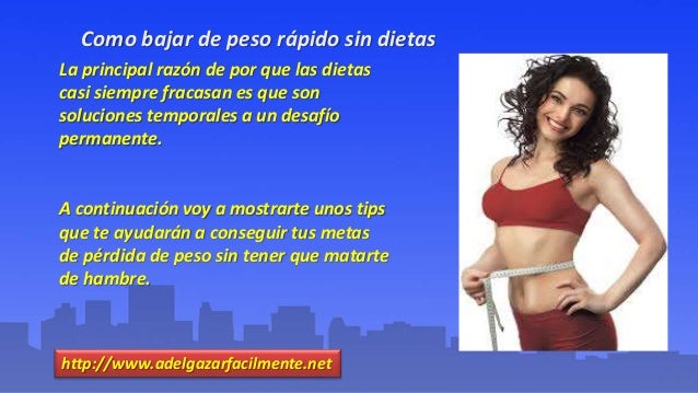 Bajar De Peso Sin Dieta