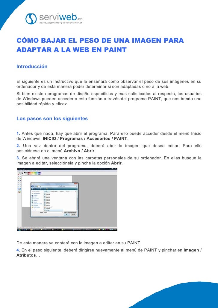 Bajar Peso De Imagen