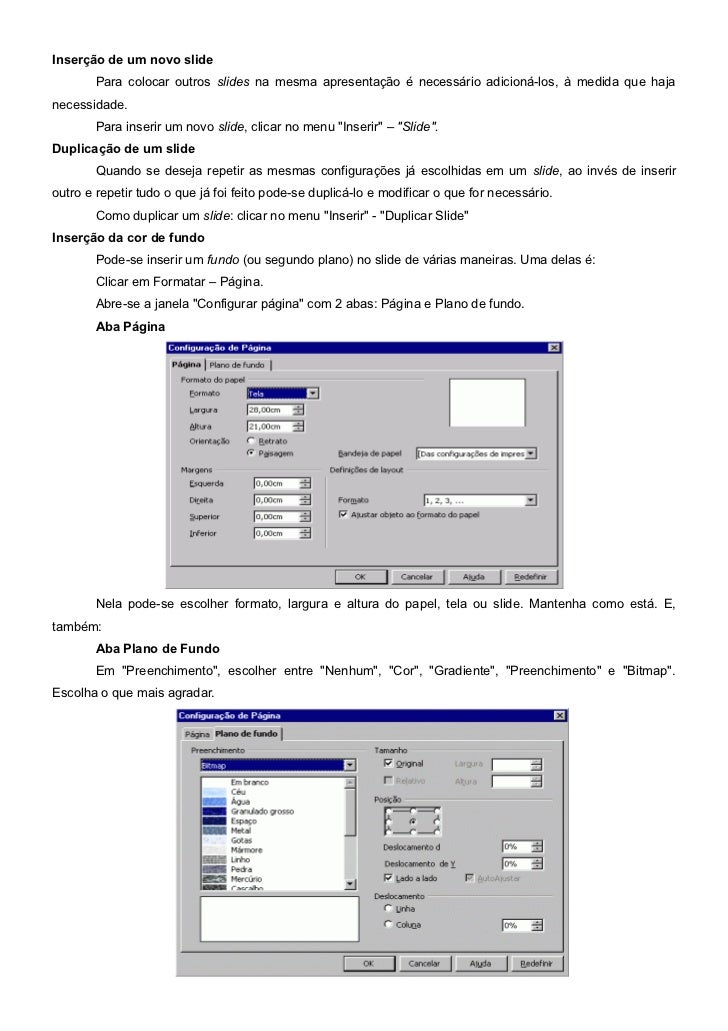 Como montar slides para apresentacao