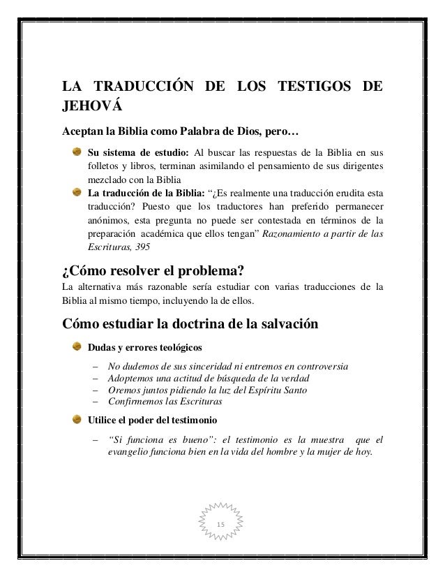 Cuanto Cobra Un Testigo De Jehova