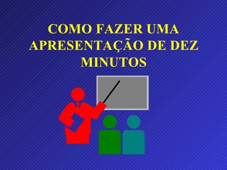 Como apresentar monografia em slides