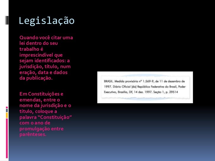 Monografia normas abnt