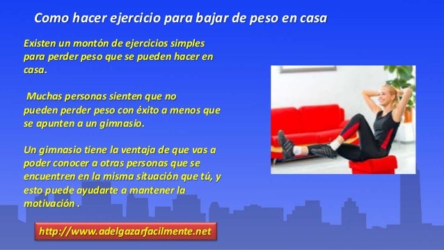 Como bajar de peso de forma casera y rapida image 8