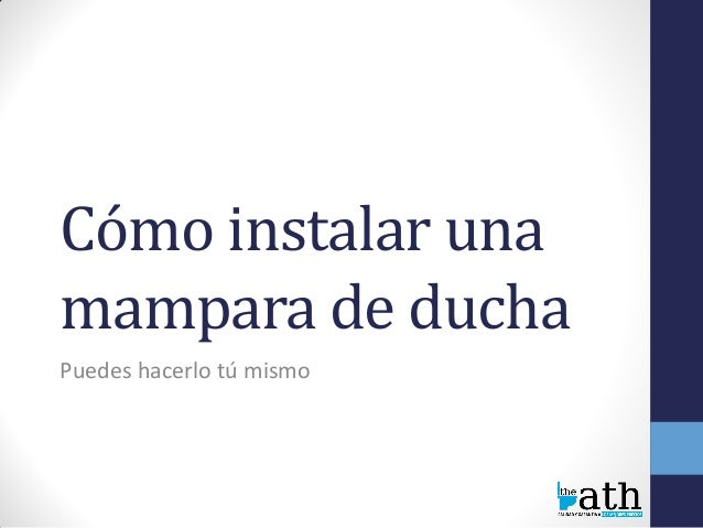 COMO INSTALAR UNA como instalar una: