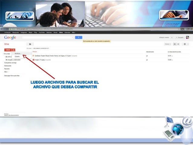 Como subir y compartir un archivo en google drive