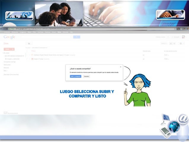 Como subir y compartir un archivo en google drive