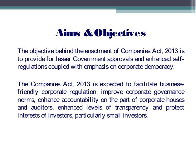 Stock options companies act 2013