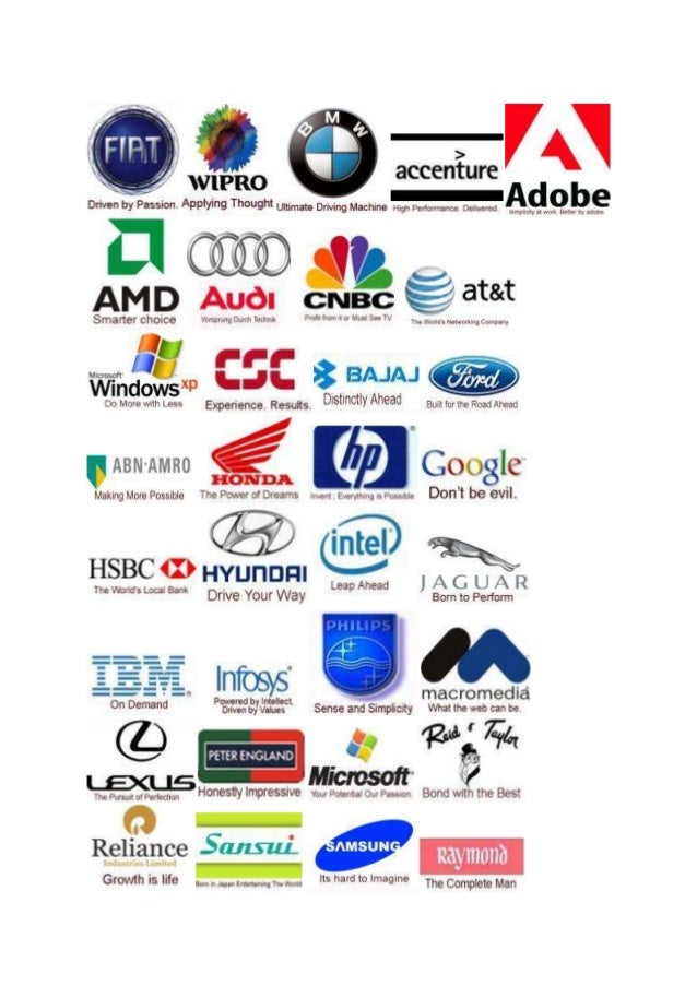 Popular Car Company Slogans Popular Car Company Slogans