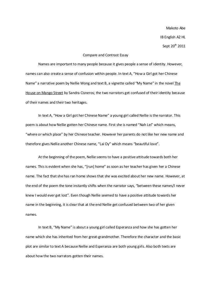 Essay about poetry example