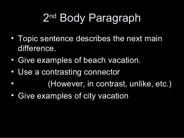 topic sentence to compare and contrast essay topic sentence to compare and contrast essay