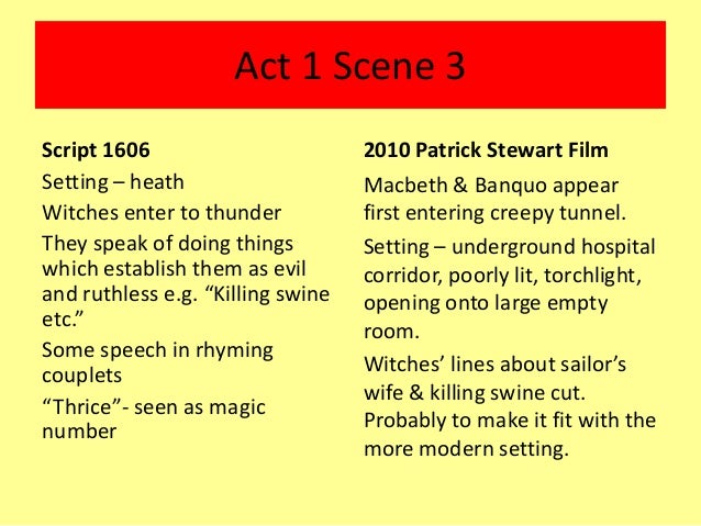 Macbeth: Film Analysis