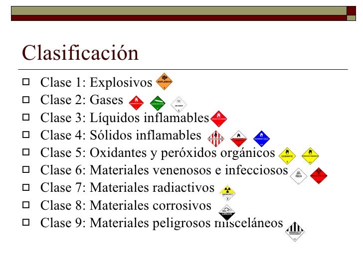 Compatibilidad de sustancias peligrosas para su almacenamiento