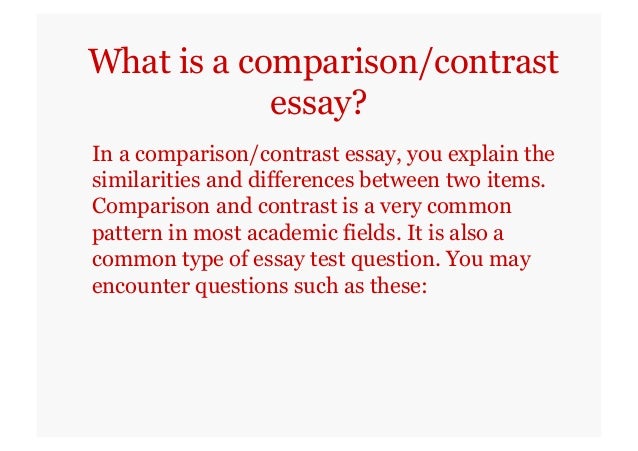 Compare And Contrast Essay On Two Friends