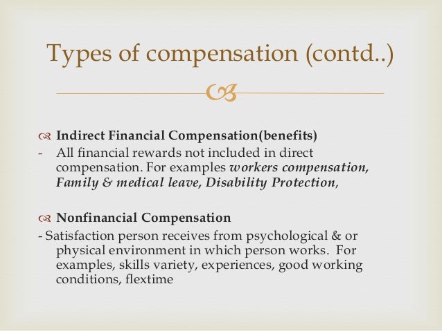 compensation a of package example benefits and
