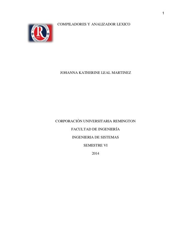 COMPILADORES LEXICO compiladores lexico:
