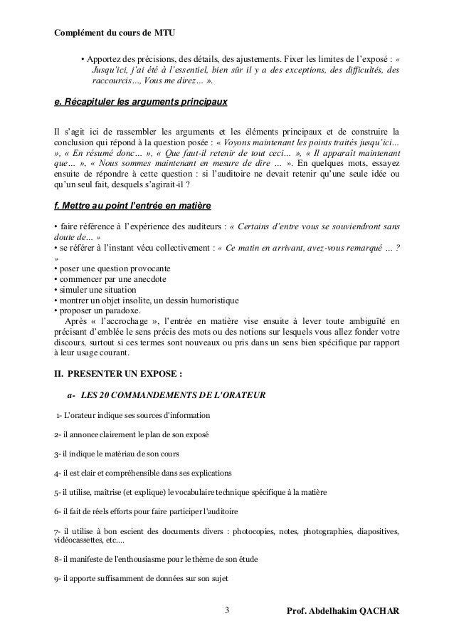 Dissertation Argumentative Exemple