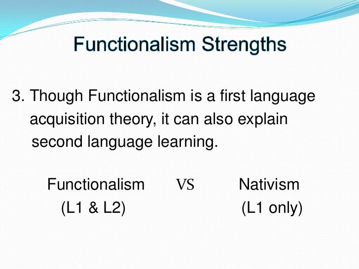 a review of the functionalism theory proposed by bronislaw malinowski a review of the functionalism theory proposed by bronislaw malinowski