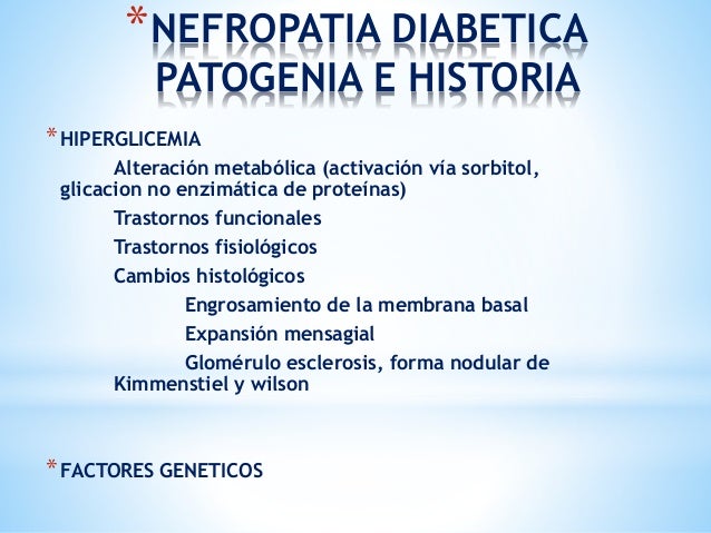 Complicaciones cronicas de la diabetes mellitus Complicaciones cronicas de la diabetes mellitus