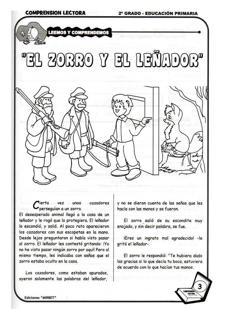 EJERCICIOS DE LECTURA DE COMPRENSION ejercicios de lectura de comprension: