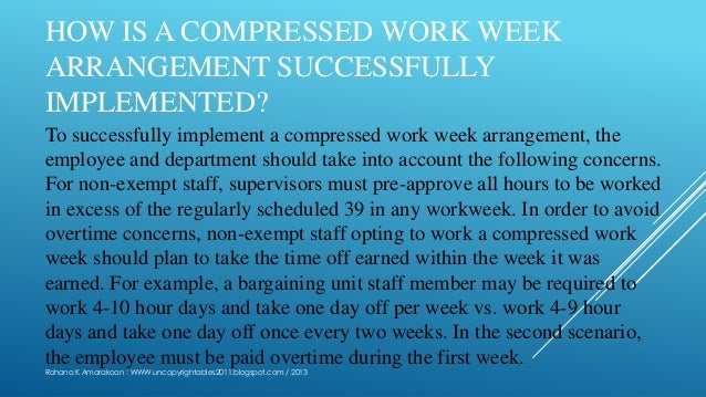 compressed work week proposal template compressed workweek compressed work week proposal template compressed workweek