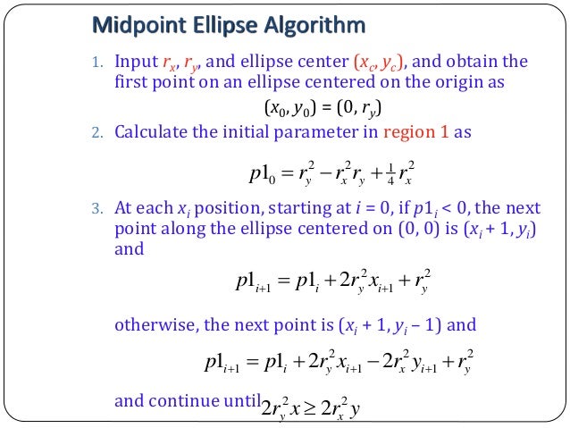 Midpoint Line Drawing Algorithm In Computer Graphics : Computer graphics bresenham s line drawing algorithm