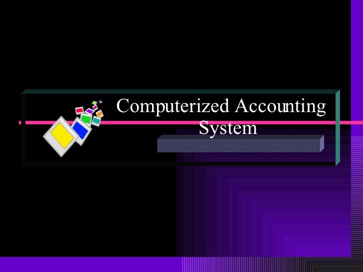 Computerised Accounting System