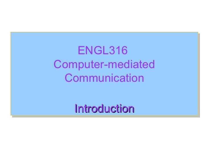 computer mediated communication essay computer mediated communication essay