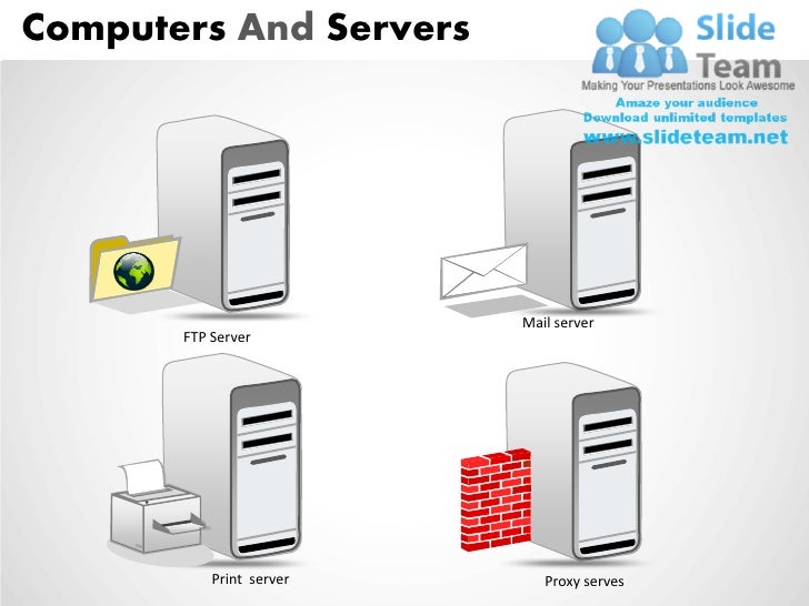 Computers and servers powerpoint presentation slides ppt templates