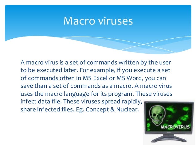 Hasil gambar untuk Macro Virus