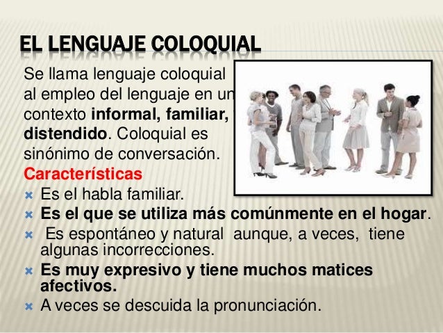 Coloquial De La Persona Habla Inglesa