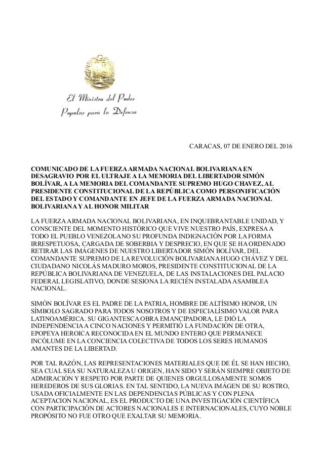 Venezuela hoy, la revolucion continua... - Página 6 Comunicado-ministerio-de-la-defensa-venezuela-1-638