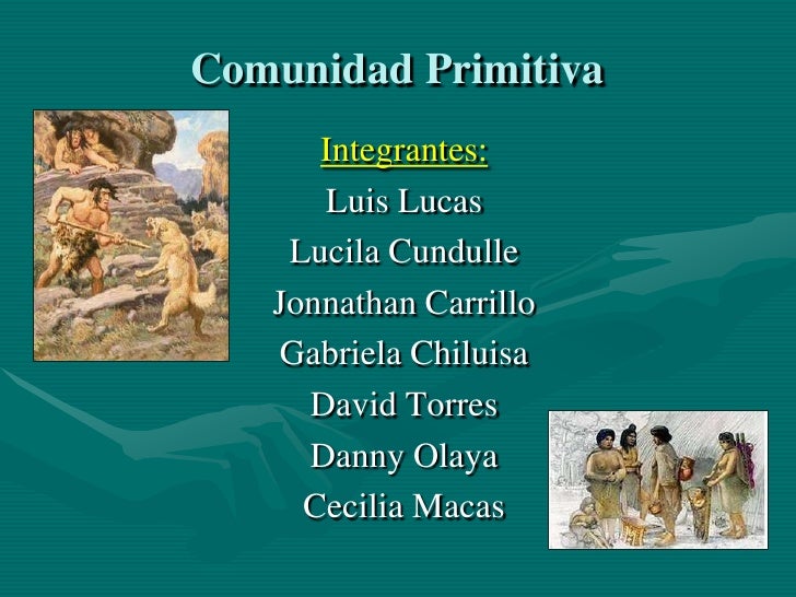 Comunidad Primitiva