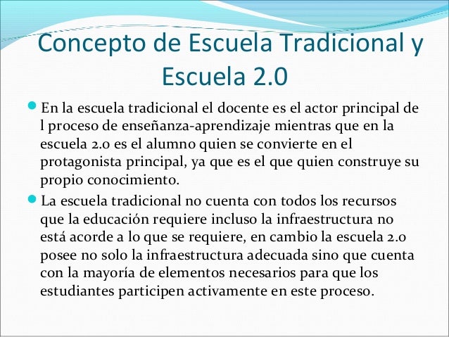CARACTERISTICA DE LA ESCUELA TRADICIONAL caracteristica de la escuela tradicional: