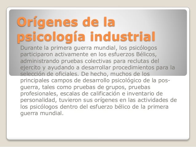 Cual Es La Importancia De La Psicologia Industrial es.slideshare.net
