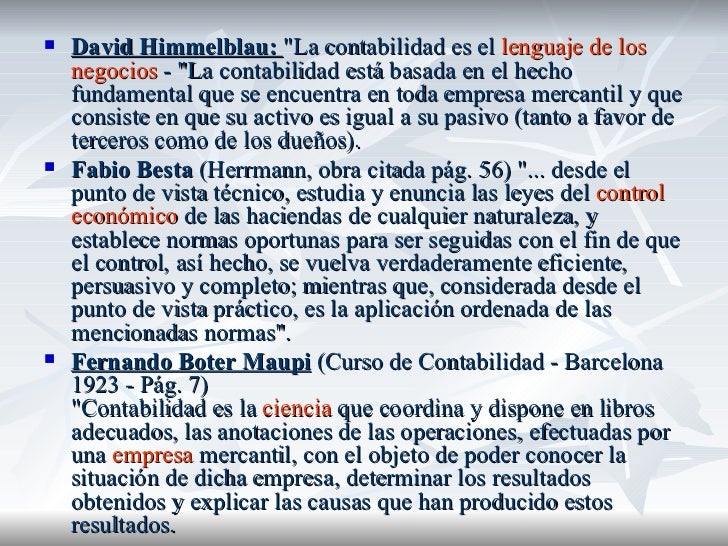 Conceptos De Contabilidad