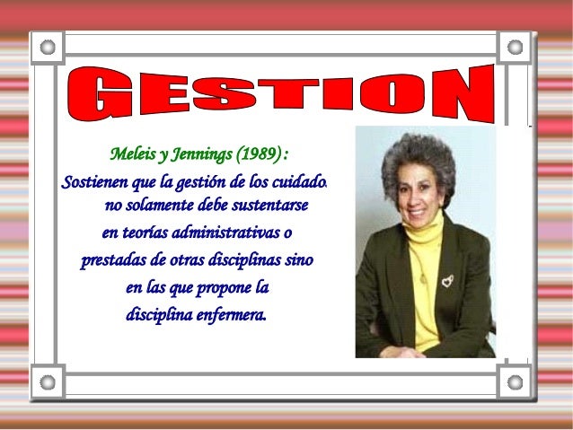 Gestion De Los Cuidados Enfermeros Segun Jennings