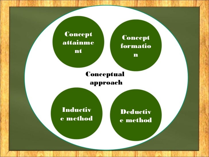 Conceptual approach