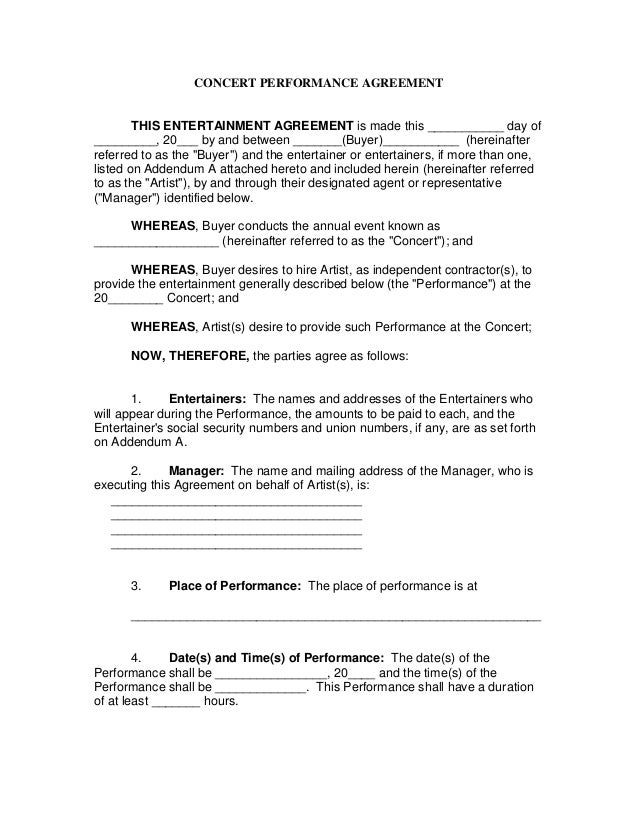 concert performance contract 1 638