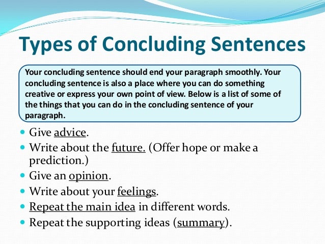 Good concluding statements for essays