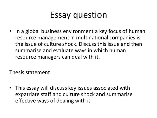 Essay On Culture Shock