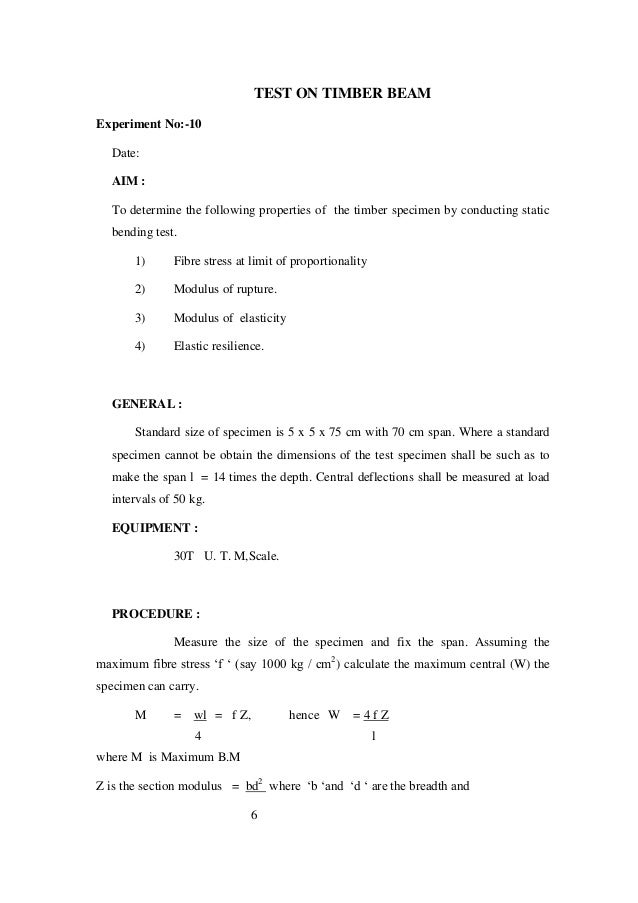 bending of beams experiment report The cantilevered beam system used in this experiment is shown in figure 1 it bending moment shear force f figure 2: bending of flexible beam. bending of beams experiment report The cantilevered beam system used in this experiment is shown in figure 1 it bending moment shear force f figure 2: bending of flexible beam.