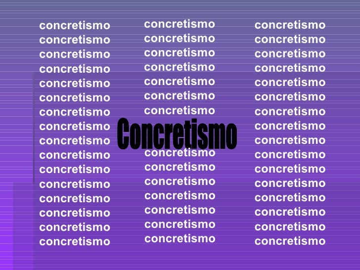 Considere As Seguintes Afirmações Sobre O Concretismo