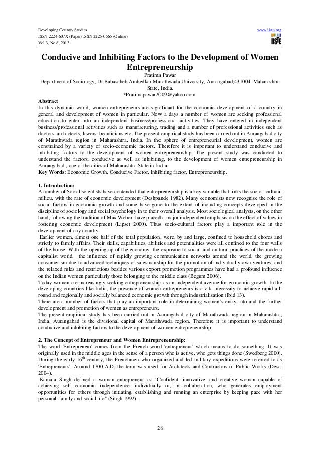 Essay on women entrepreneurs