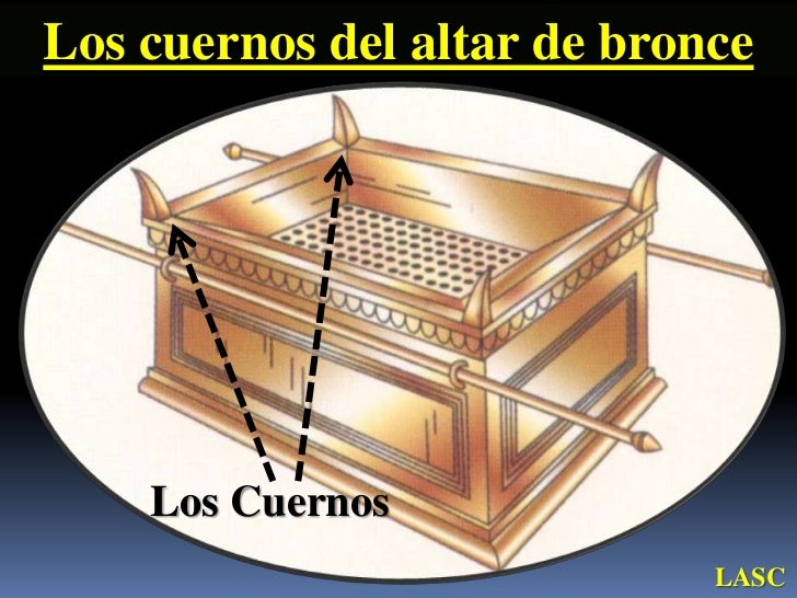CONF. EXODO 27:1-8. (EX. No. 27A). EL ALTAR DE BRONCE O DEL SACRIFICIO